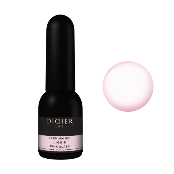 Premium Gel Liquid "Didier Lab", pink glass