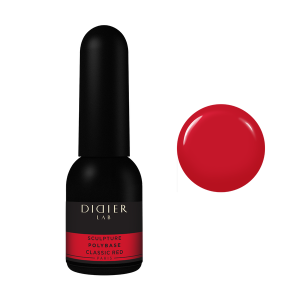 Lakier Kauczukowy Polybase "Didier Lab", Classic Red, 10ml