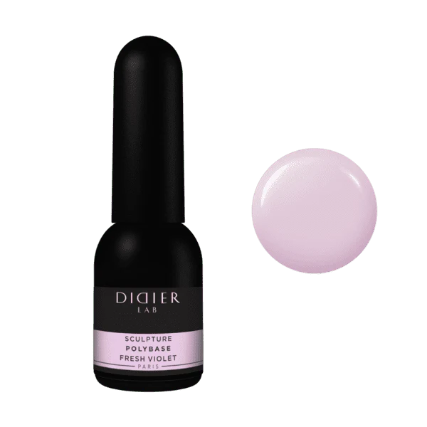 Lakier Kauczukowy Polybase "Didier Lab", Fresh Violet, 10ml