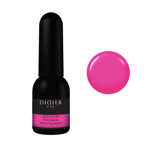 Lakier Kauczukowy Polybase "Didier Lab", Neon Magenta, 10ml