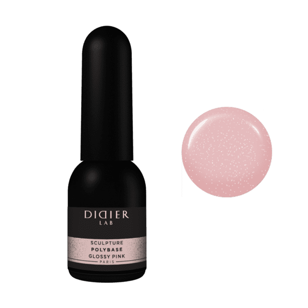 Lakier Kauczukowy  Polybase "Didier Lab", Glossy pink, 10ml