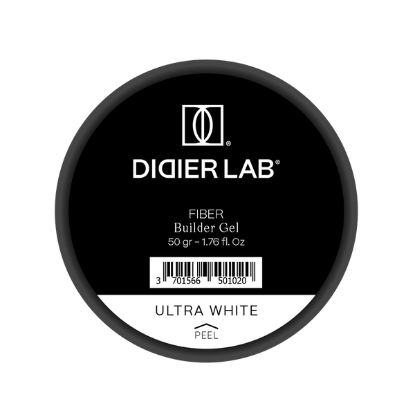 Żel budujący Fiber, "Didier Lab", Ultra White, 50gr