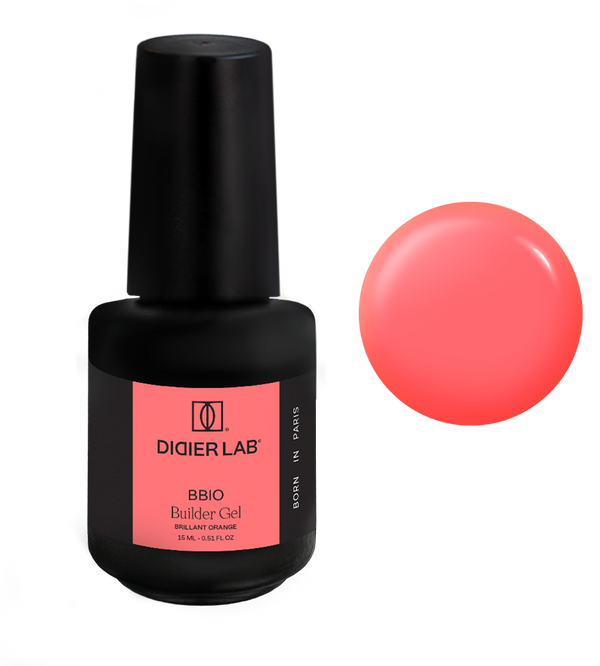 BBIO Żel budujący w butelce "Didier Lab", Brillant Orange, 15ml