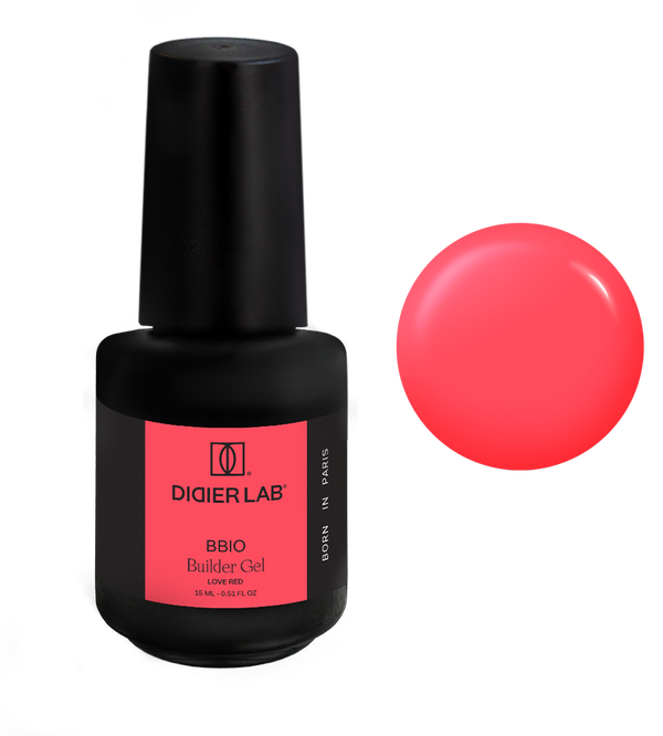 BBIO Żel budujący w butelce "Didier Lab", Love Red , 15ml