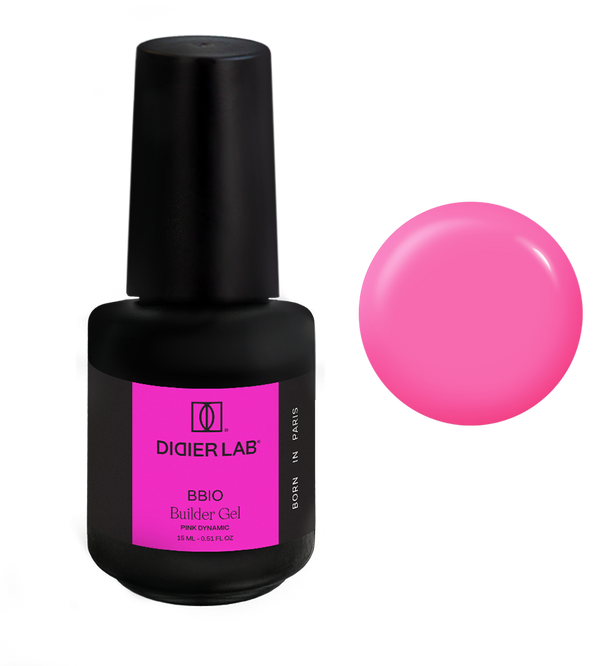 BBIO Żel budujący w butelce "Didier Lab", Pink Dynamic, 15ml
