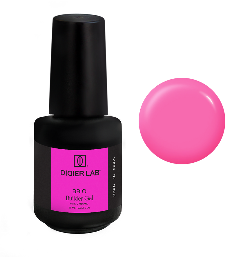 BBIO Żel budujący w butelce "Didier Lab", Pink Dynamic, 15ml
