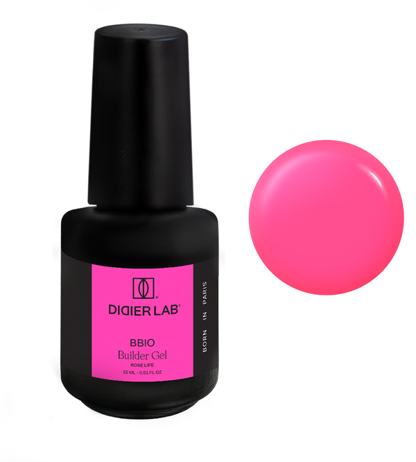BBIO Żel budujący w butelce "Didier Lab", Rose Life, 15ml