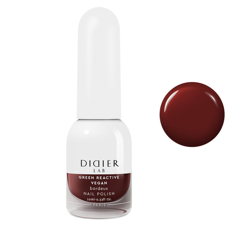 Wegański lakier klasyczny "Didier Lab", Bordeux 10 ml