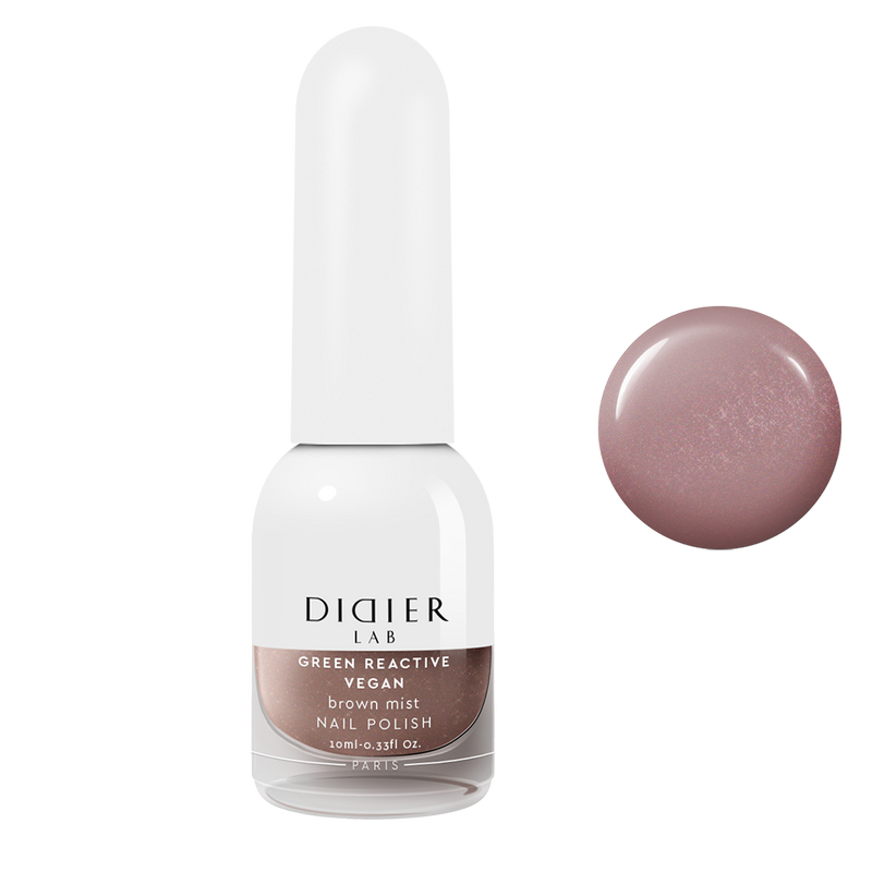 Wegański lakier klasyczny "Didier Lab", Brown mist 10 ml