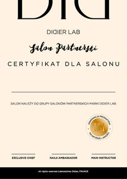 Certyfikat Salonu Partnerskiego