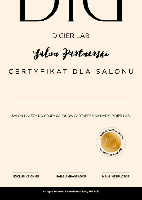 Certyfikat Salonu Partnerskiego