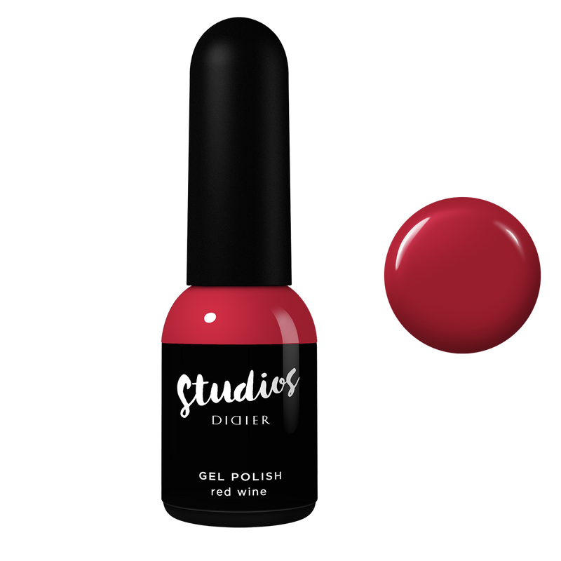 Lakier hybrydowy Studios Didier - Red Wine, 8ml - Didier Laboratoires