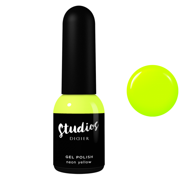 Lakier hybrydowy Studios Didier - Neon Yellow, 8ml