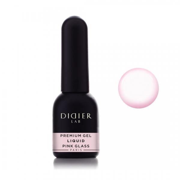 Premium Gel Liquid "Didier Lab", pink glass